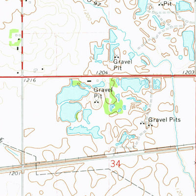 United States Geological Survey Wesley, IA (1972, 24000-Scale) digital map