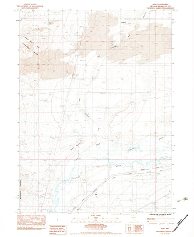 United States Geological Survey Weso, NV (1983, 24000-Scale) digital map