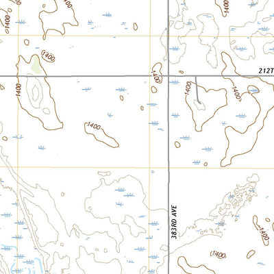 United States Geological Survey Wessington SE, SD (2021, 24000-Scale) digital map