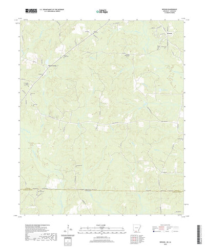 United States Geological Survey Wesson, AR (2020, 24000-Scale) digital map