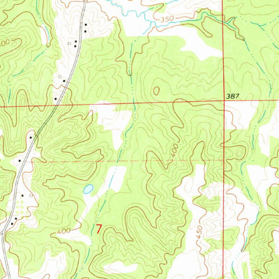 United States Geological Survey Wesson, MS (1972, 24000-Scale) digital map