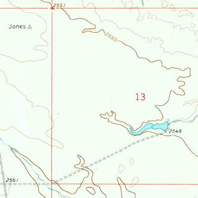 United States Geological Survey West Alkali Reservoir, MT (1965, 24000-Scale) digital map