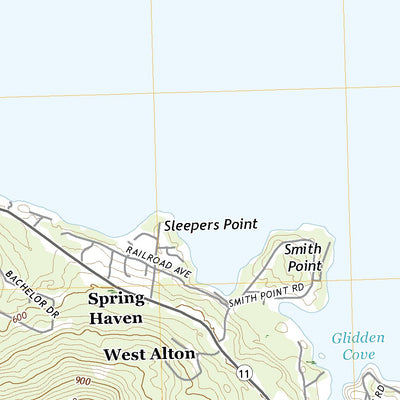 United States Geological Survey West Alton, NH (2021, 24000-Scale) digital map