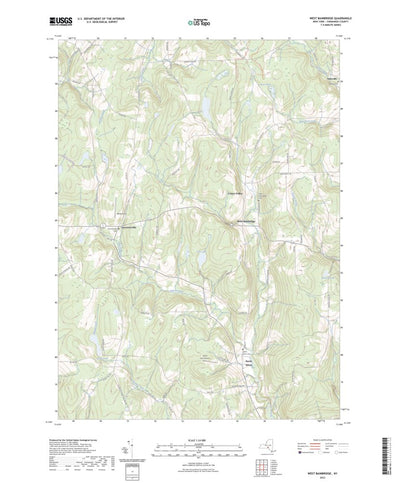 United States Geological Survey West Bainbridge, NY (2023, 24000-Scale) digital map