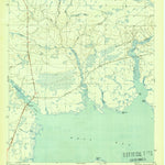 United States Geological Survey West Bay, FL (1944, 31680-Scale) digital map