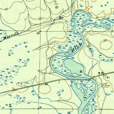 United States Geological Survey West Bay, FL (1944, 31680-Scale) digital map