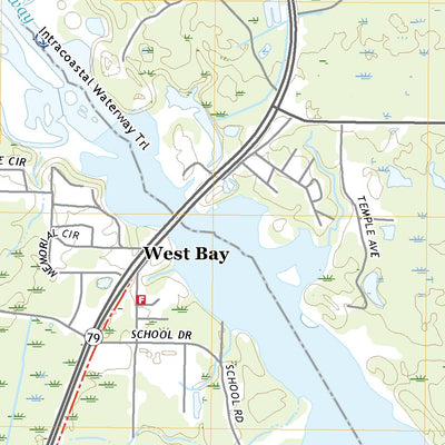 United States Geological Survey West Bay, FL (2021, 24000-Scale) digital map