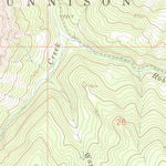 United States Geological Survey West Beckwith Mountain, CO (1964, 24000-Scale) digital map
