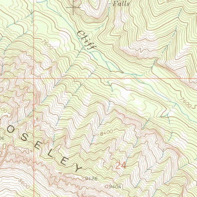 United States Geological Survey West Beckwith Mountain, CO (1964, 24000-Scale) digital map