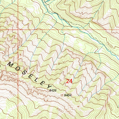 United States Geological Survey West Beckwith Mountain, CO (2001, 24000-Scale) digital map