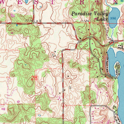 United States Geological Survey West Bend, WI (1959, 24000-Scale) digital map