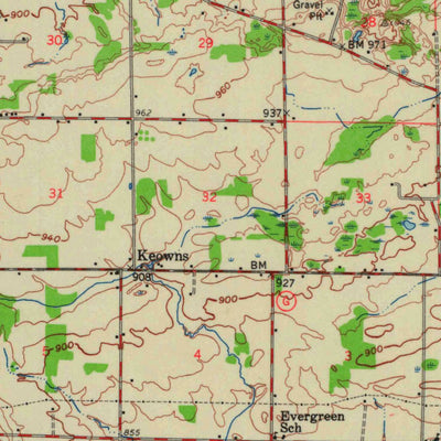 United States Geological Survey West Bend, WI (1959, 62500-Scale) digital map