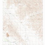 United States Geological Survey West Berdoo Canyon, CA (1988, 24000-Scale) digital map