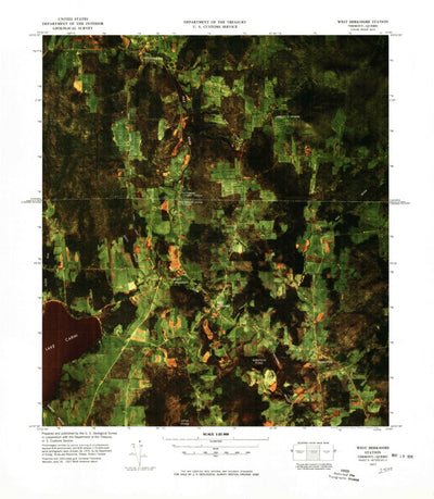 United States Geological Survey West Berkshire Station, VT (1977, 25000-Scale) digital map