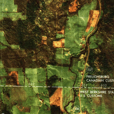 United States Geological Survey West Berkshire Station, VT (1977, 25000-Scale) digital map