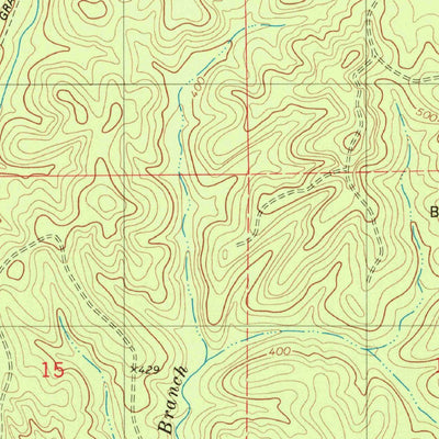 United States Geological Survey West Blocton West, AL (1979, 24000-Scale) digital map