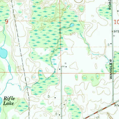 United States Geological Survey West Branch, MI (1965, 24000-Scale) digital map