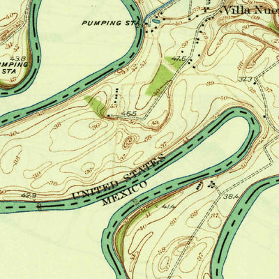 United States Geological Survey West Brownsville, TX (1936, 31680-Scale) digital map