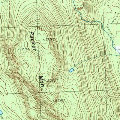 United States Geological Survey West Burke, VT (1988, 24000-Scale) digital map