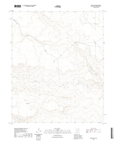 United States Geological Survey West Camp, NM (2023, 24000-Scale) digital map