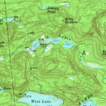 United States Geological Survey West Canada Lakes, NY (1954, 62500-Scale) digital map