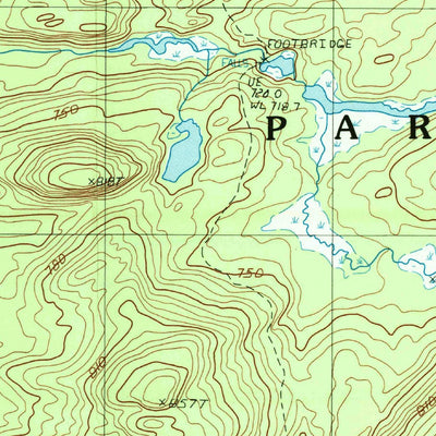 United States Geological Survey West Canada Lakes, NY (1997, 25000-Scale) digital map