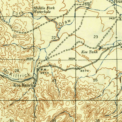 United States Geological Survey West Carlsbad, NM (1945, 62500-Scale) digital map