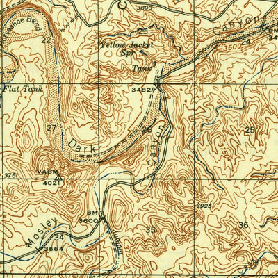 United States Geological Survey West Carlsbad, NM (1945, 62500-Scale) digital map