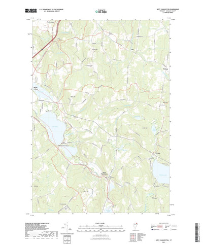 United States Geological Survey West Charleston, VT (2021, 24000-Scale) digital map