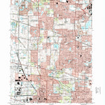 United States Geological Survey West Chicago, IL (1998, 24000-Scale) digital map