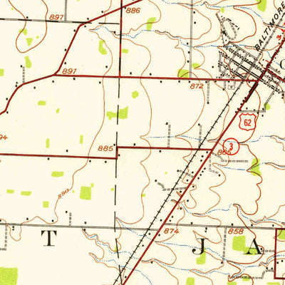 United States Geological Survey West Columbus, OH (1923, 62500-Scale) digital map