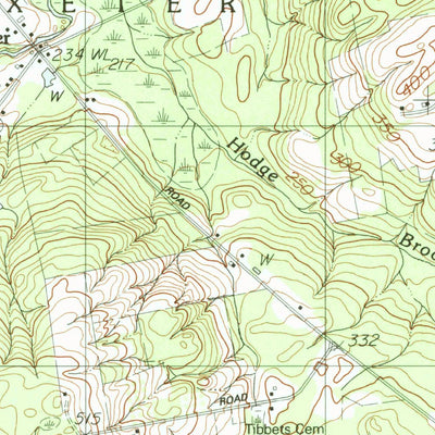 United States Geological Survey West Corinth, ME (1982, 24000-Scale) digital map