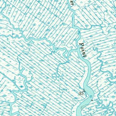 United States Geological Survey West Creek, NJ (1951, 24000-Scale) digital map
