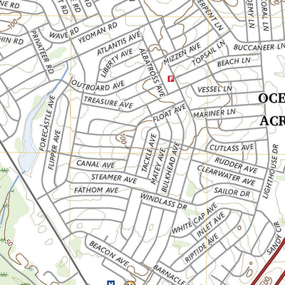 United States Geological Survey West Creek, NJ (2023, 24000-Scale) digital map