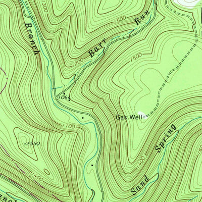 United States Geological Survey West Creek, PA (1969, 24000-Scale) digital map
