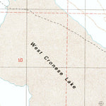 United States Geological Survey West Cronise Lake, CA (1986, 24000-Scale) digital map