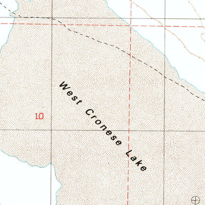 United States Geological Survey West Cronise Lake, CA (1986, 24000-Scale) digital map