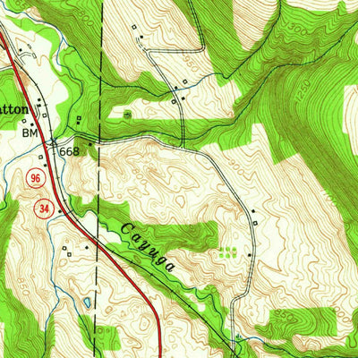 United States Geological Survey West Danby, NY (1950, 24000-Scale) digital map