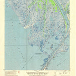 United States Geological Survey West Delta, LA (1953, 62500-Scale) digital map