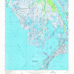 United States Geological Survey West Delta, LA (1958, 62500-Scale) digital map