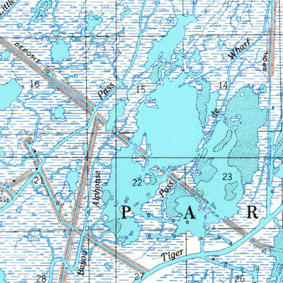 United States Geological Survey West Delta, LA (1958, 62500-Scale) digital map