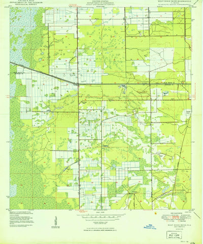 United States Geological Survey West Dixie Bend, FL (1949, 24000-Scale) digital map