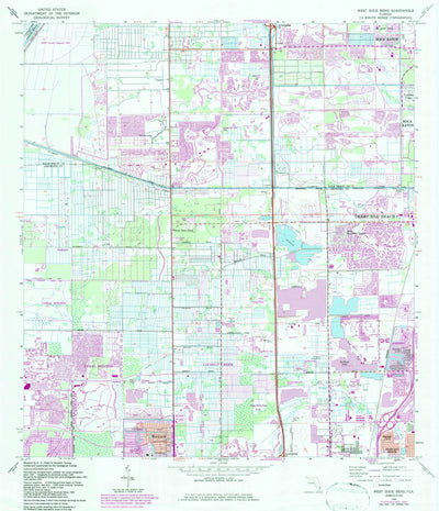 United States Geological Survey West Dixie Bend, FL (1962, 24000-Scale) digital map