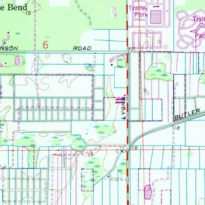 United States Geological Survey West Dixie Bend, FL (1962, 24000-Scale) digital map