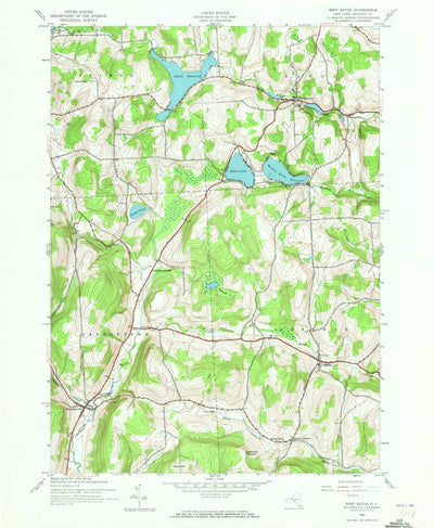 United States Geological Survey West Eaton, NY (1943, 24000-Scale) digital map