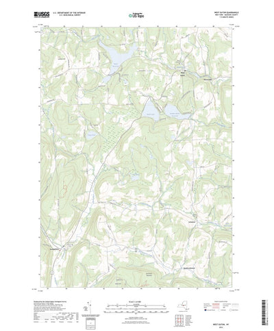 United States Geological Survey West Eaton, NY (2023, 24000-Scale) digital map