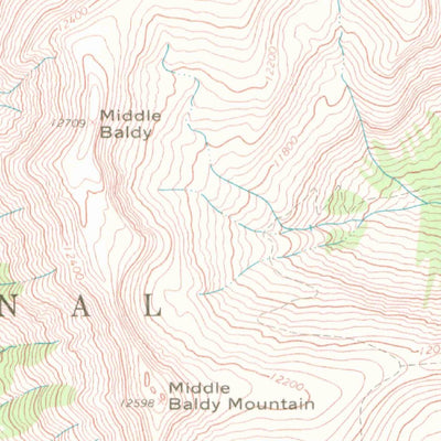 United States Geological Survey West Elk Peak, CO (1965, 24000-Scale) digital map