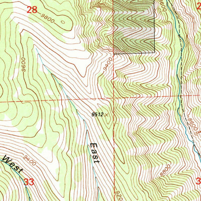 United States Geological Survey West Elk Peak SW, CO (2001, 24000-Scale) digital map