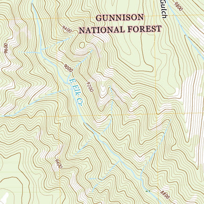 United States Geological Survey West Elk Peak SW, CO (2022, 24000-Scale) digital map