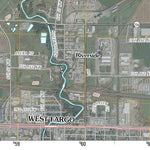 United States Geological Survey West Fargo North, ND (2011, 24000-Scale) digital map